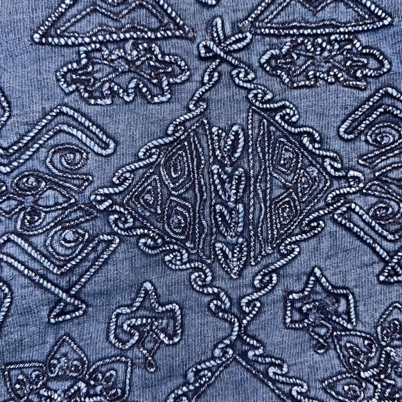 Urban Outfitters Indigo Cropped Sweater - Picture 2 of 5